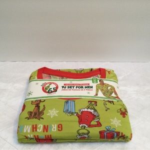 Dr Seuss/Grinch pajama set for men. XL. New